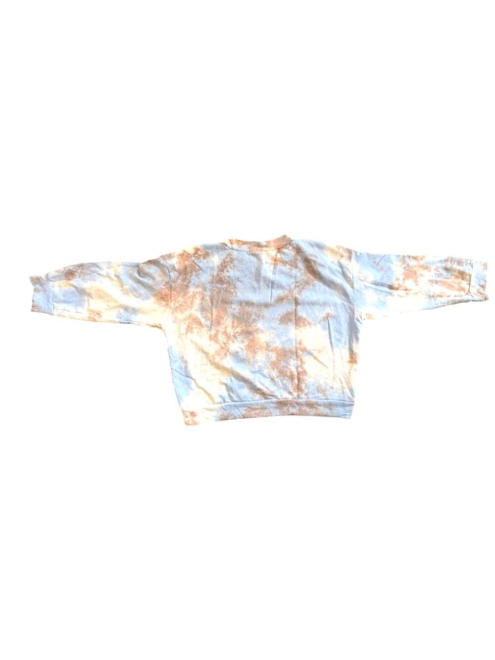 Michael Stars Blue Brown Tie Dye Sweatshirt - Picture 4 of 7